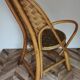 Vintage chestnut wood child chair
