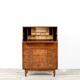 Vintage Midcentury 'Jentique' Danish Style Teak Bureau / Cabinet