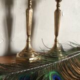 Solid brass candle holders