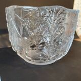 Scandinavian glass bowl Kosta Boda – Nordic relief decoration –