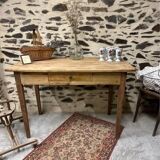 table with vintage drawer
