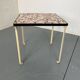 Vintage Modernist Mosaic Ceramic and Steel Side Table, 1950s