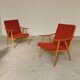 Pair of Boomerang armchairs by Antonin Suman for Ton (Thonet) 60
