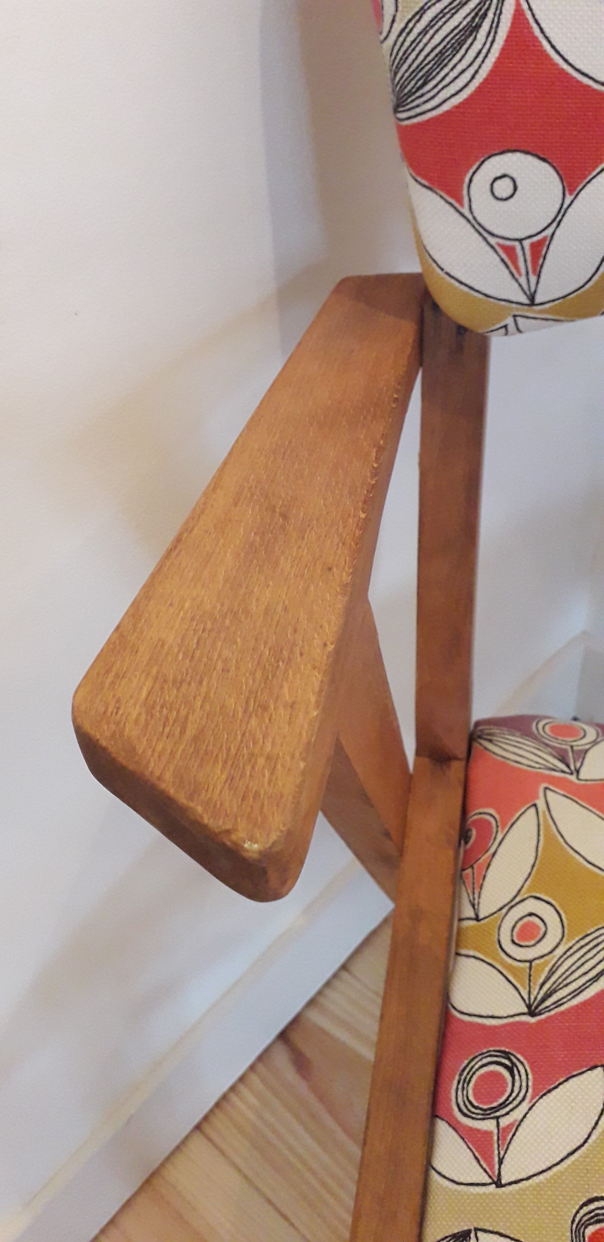 Armchair feet compass 60s
