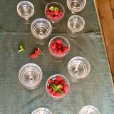 Set of 16 glasses/glasses including 10 large