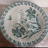 Old large salad bowl Moulin Des Loups & Hamage Orchidée