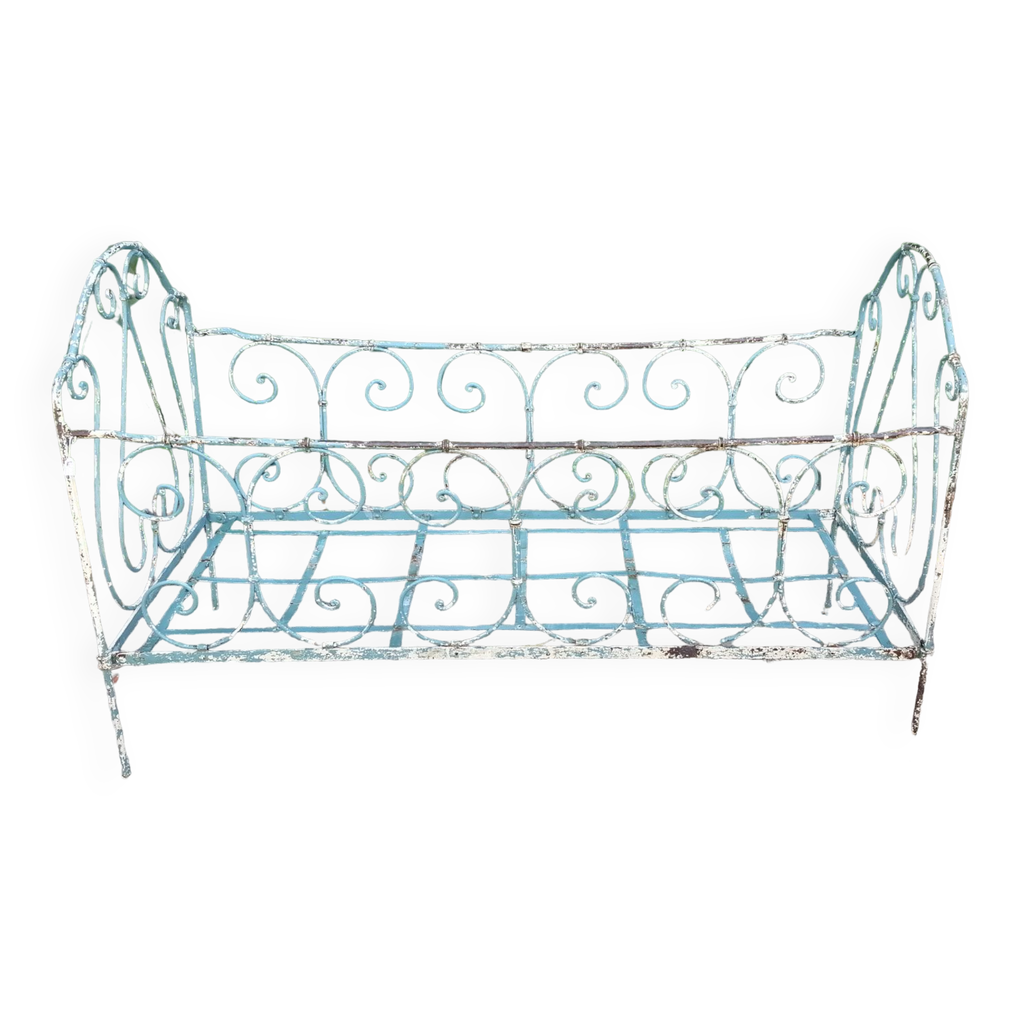 Wrought iron bench