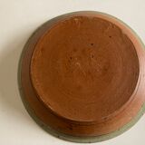 Flat center table in pyrity sandstone swirl Rémi Bonhert 1970 La Borne