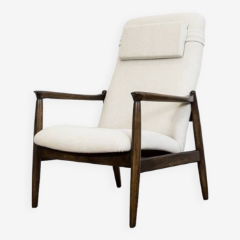 Kvadrat Customizable High Back Armchair Designed By Edmund Homa, 1960s