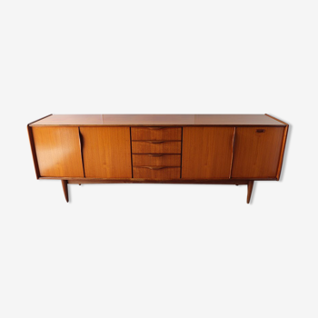 Scandinavian teak row circa 1960