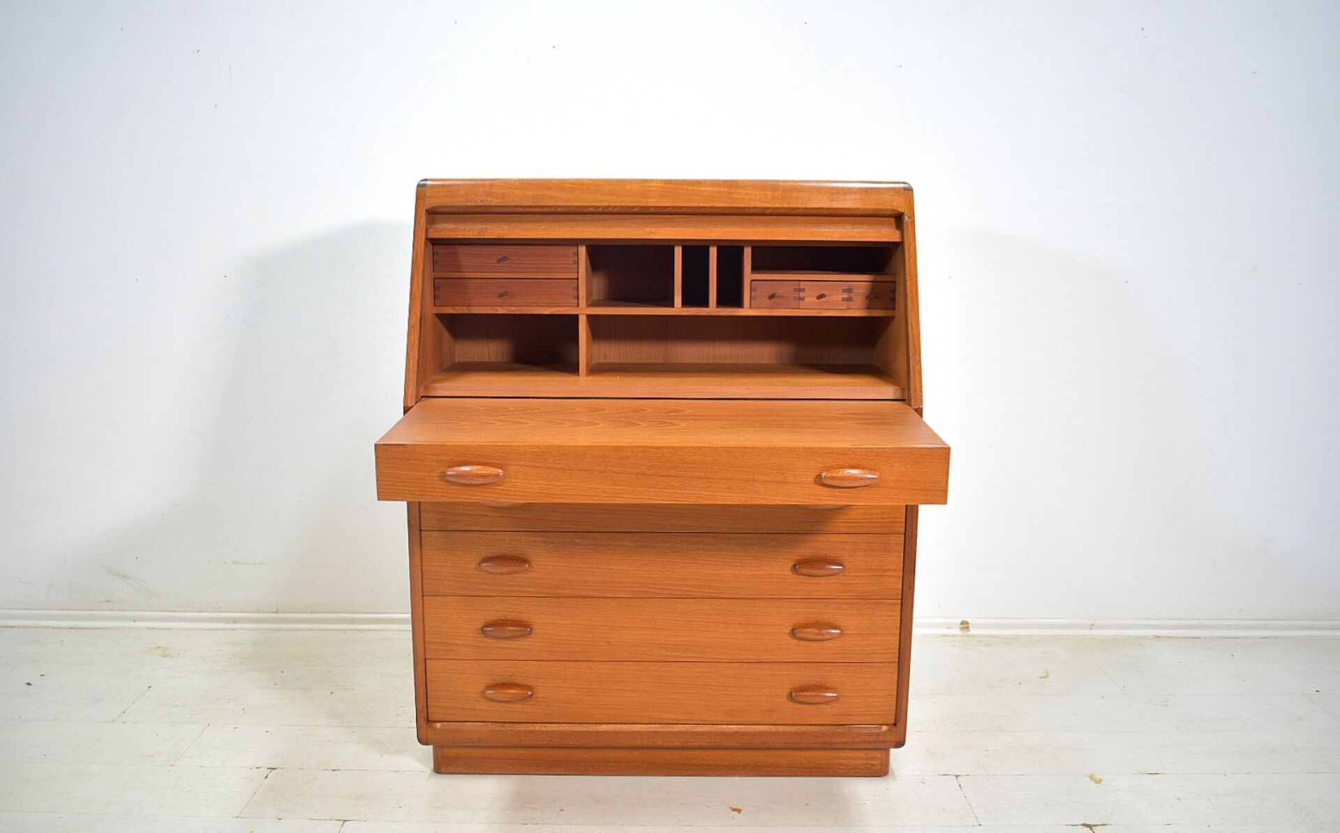 Teak Secretary by Dyrlund denmark 1960s desk Vintage Mid Century 
