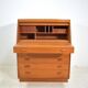 Teak Secretary by Dyrlund denmark 1960s desk Vintage Mid Century 