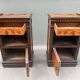 Pair of Art Deco bedside tables from the 1920s.