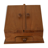 Wooden mail storage box