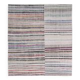 Large Striped Multicolor Vintage Kilim Rug, 292x327Cm