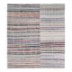 Large Striped Multicolor Vintage Kilim Rug, 292x327Cm
