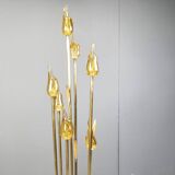 Murano glass leaf Floor Lamp, 1980s
