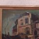Painting landscape painting of Siauliai in Lithuania