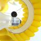 yellow mid century vintage loops pendant lamp