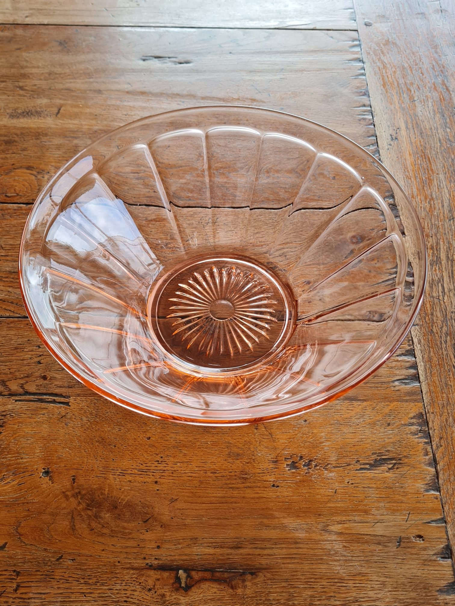 Saladier rosaline Arcoroc vintage français vintage