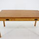 1960s oak danish minimalist writing desk