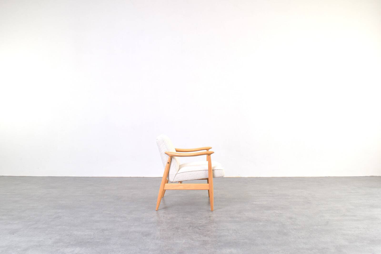 Mid-Century lounge chairs by J. Kędziorek, 1960s, set of 2.