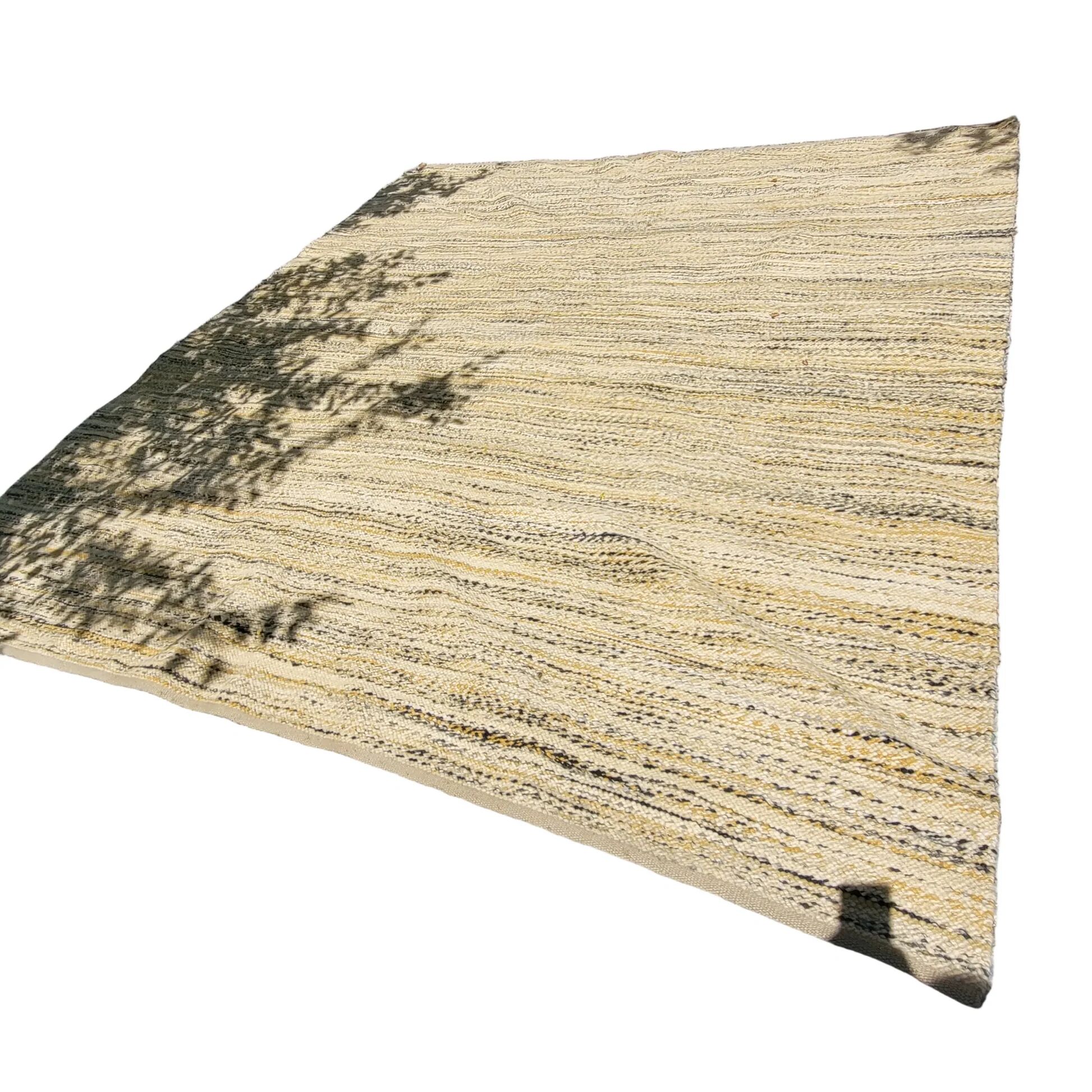 Vintage woven wool rug