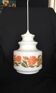 White globe and orange saucers stacked seventies pop