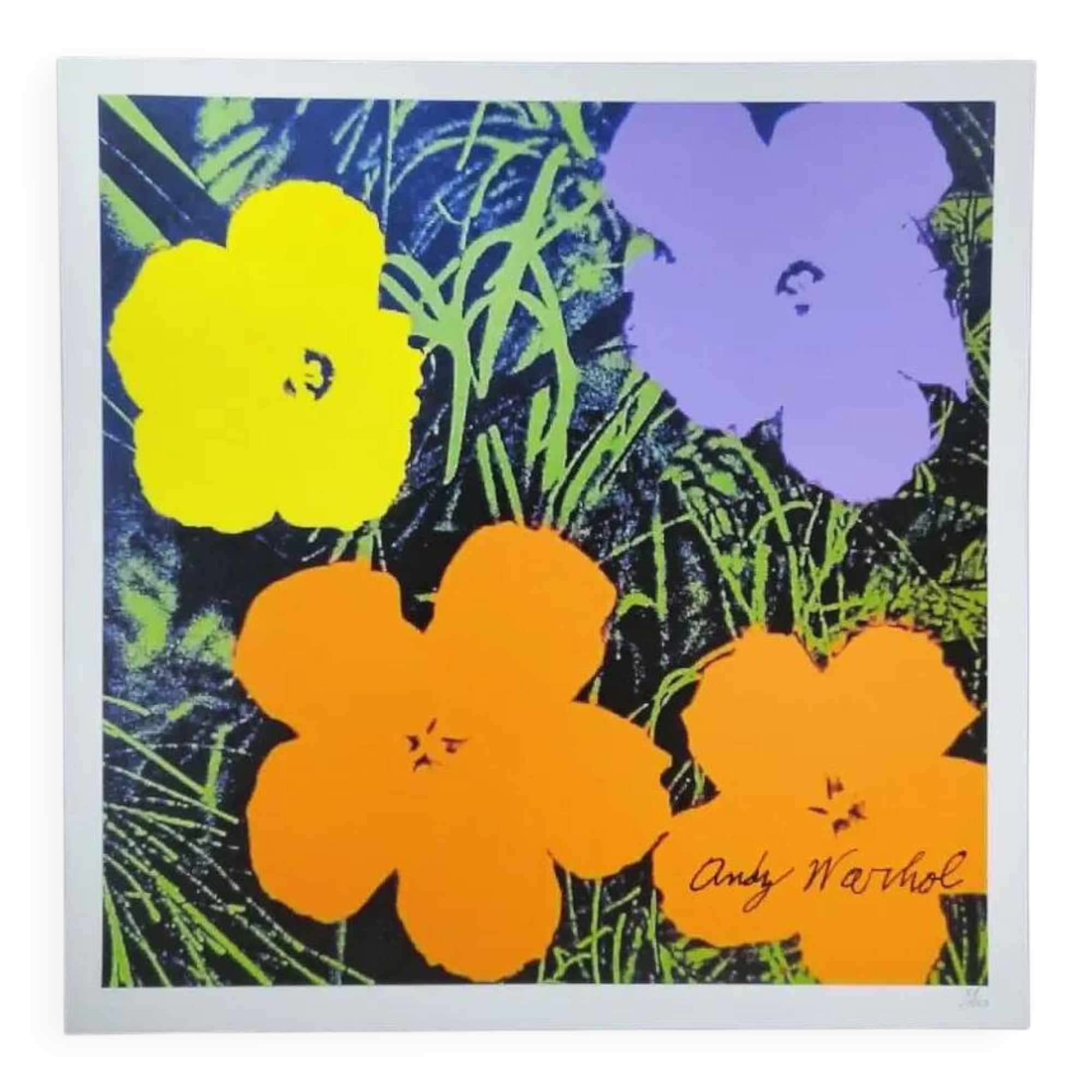 Lithographie d'Andy Warhol Édition Limitée par Cmoa. Après, COA