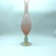 Powder pink opaline vase 31cm