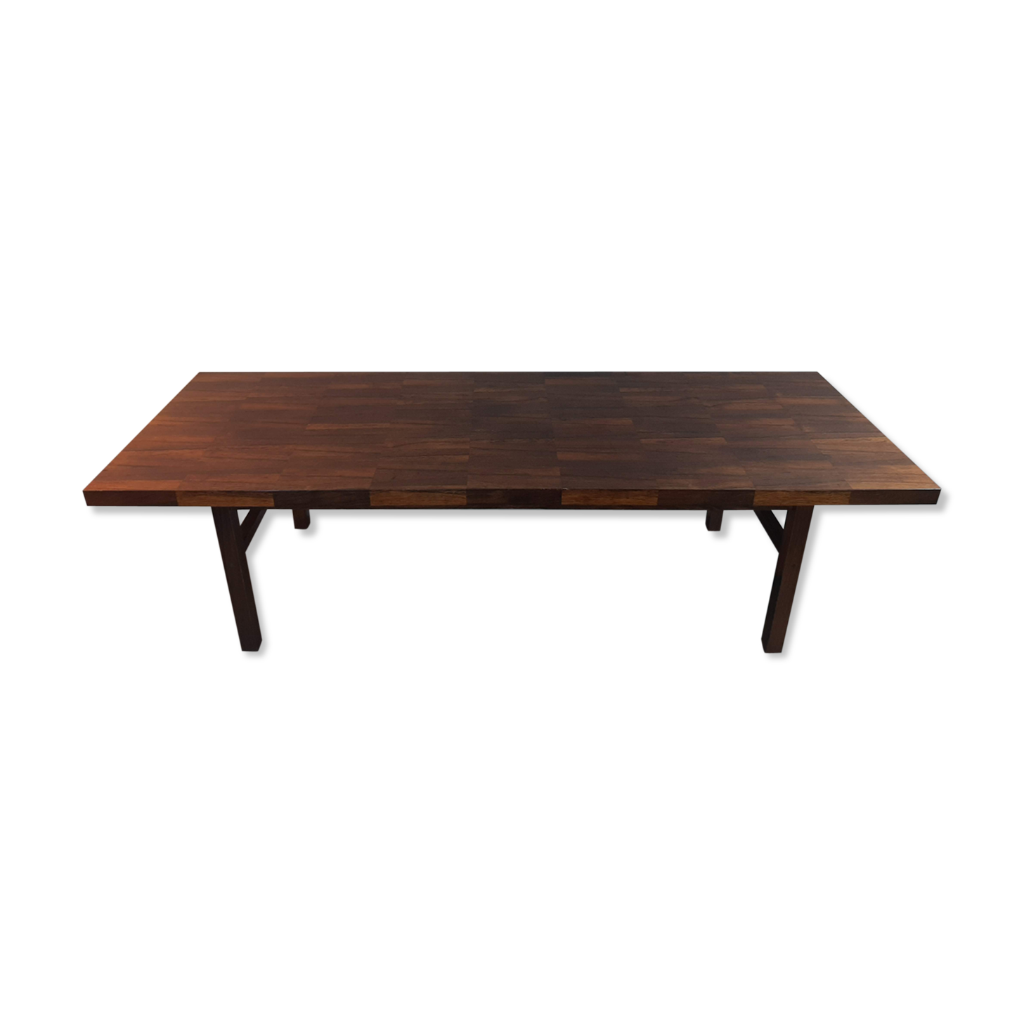 Large Table Bass in Palissandre, Vintage Scandinavian 1960s