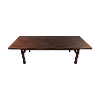 Large Table Bass in Palissandre, Vintage Scandinavian 1960s