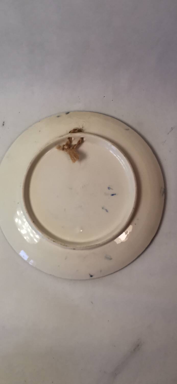 Spanish hand painted ceramic wall plate