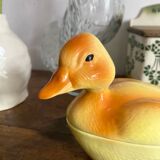 Zoomorphic terrine duck Michel Caugant