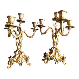 Paire de candélabres