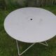 Iron garden table