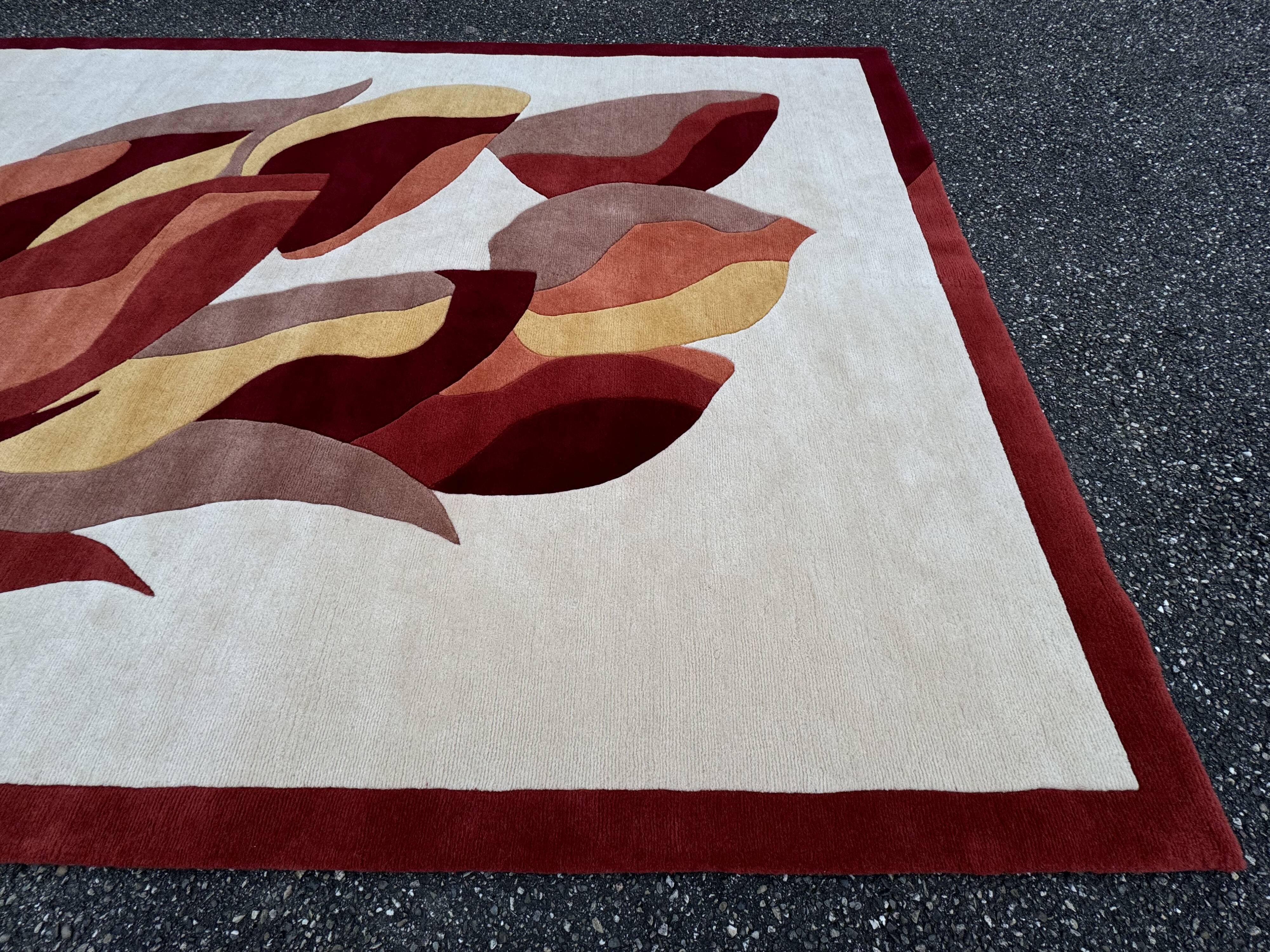Art Deco Aubusson Rug by Paulette Née