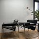 Paire de Fauteuils style Wassily MB50 Marcel Breuer