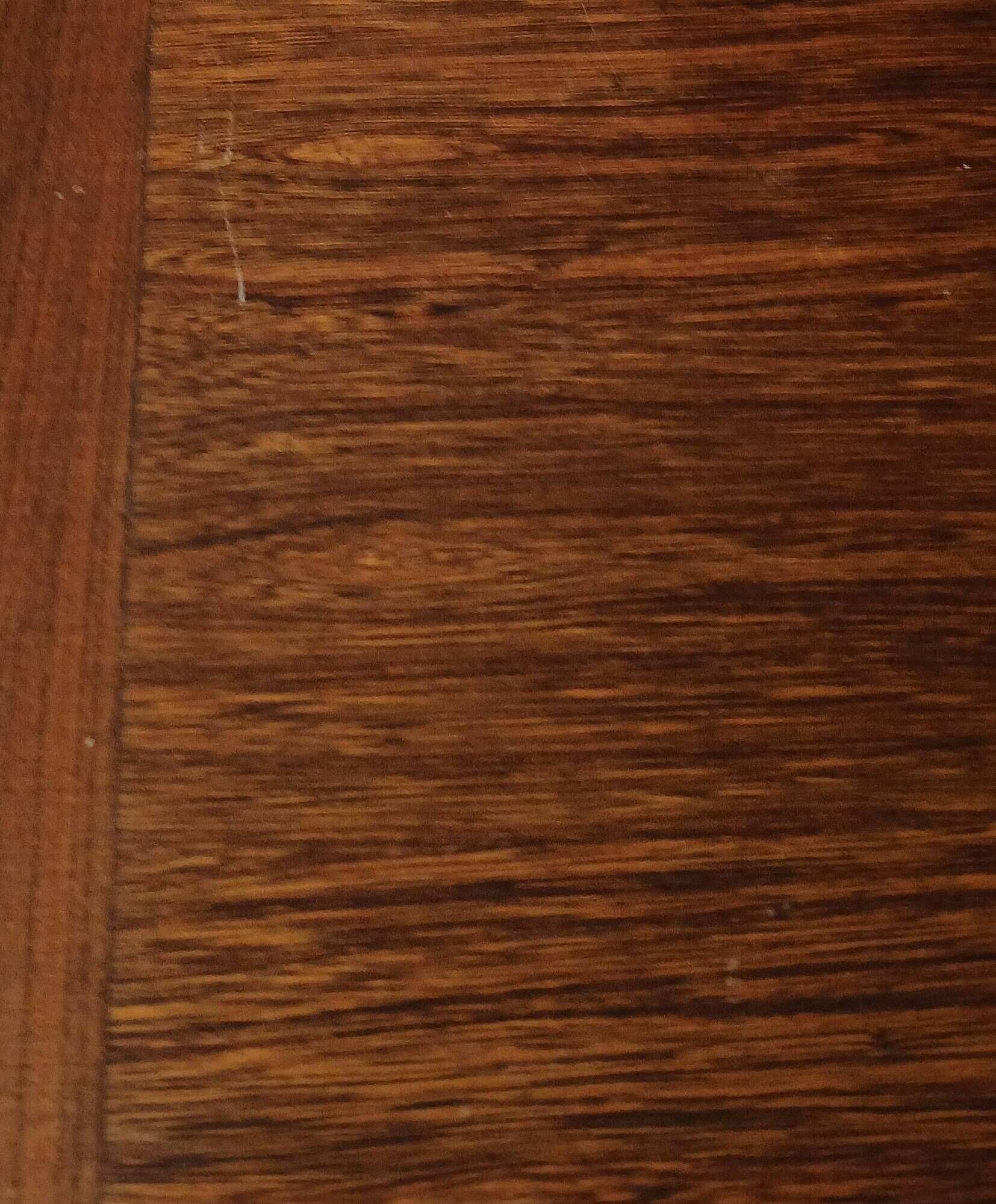 Table de ferme XXL rustique brutaliste "Olavi" en orme teinté NF meubles 12 convives
