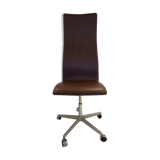 Chaise Oxford à dossier haut par Arne Jacobsen pour Fritz Hansen