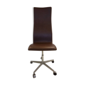 Chaise Oxford à dossier haut par Arne Jacobsen pour Fritz Hansen