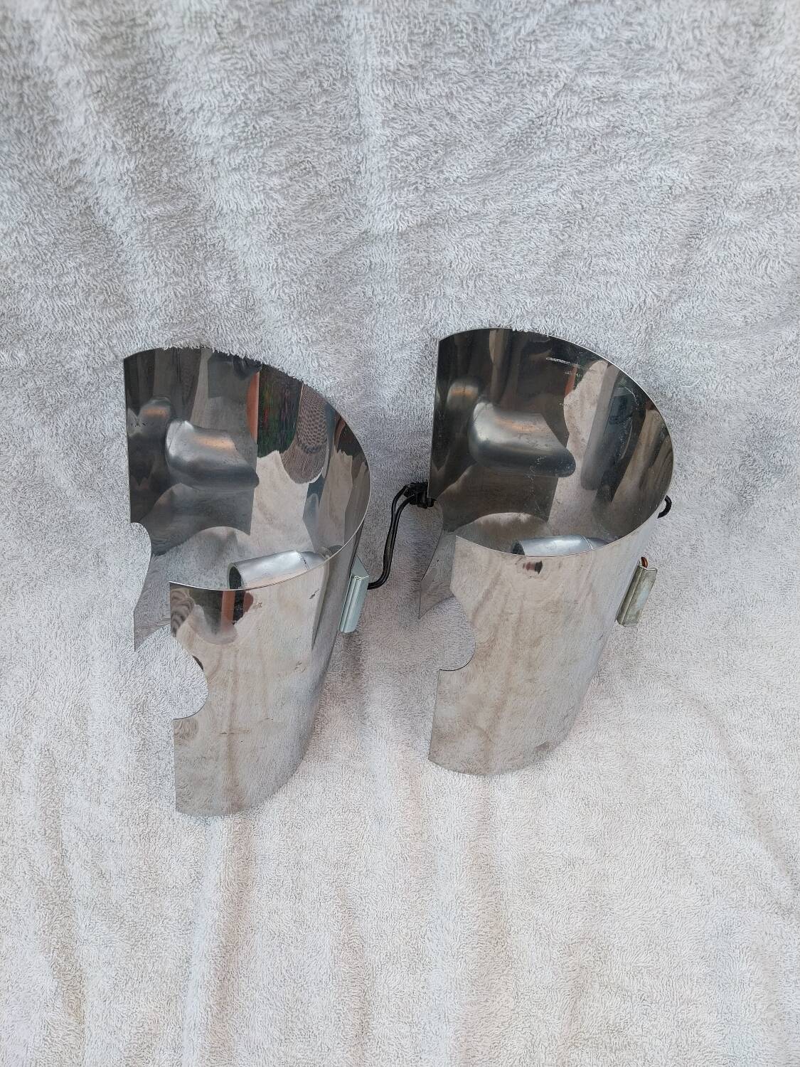 Pair of Space Age wall lights