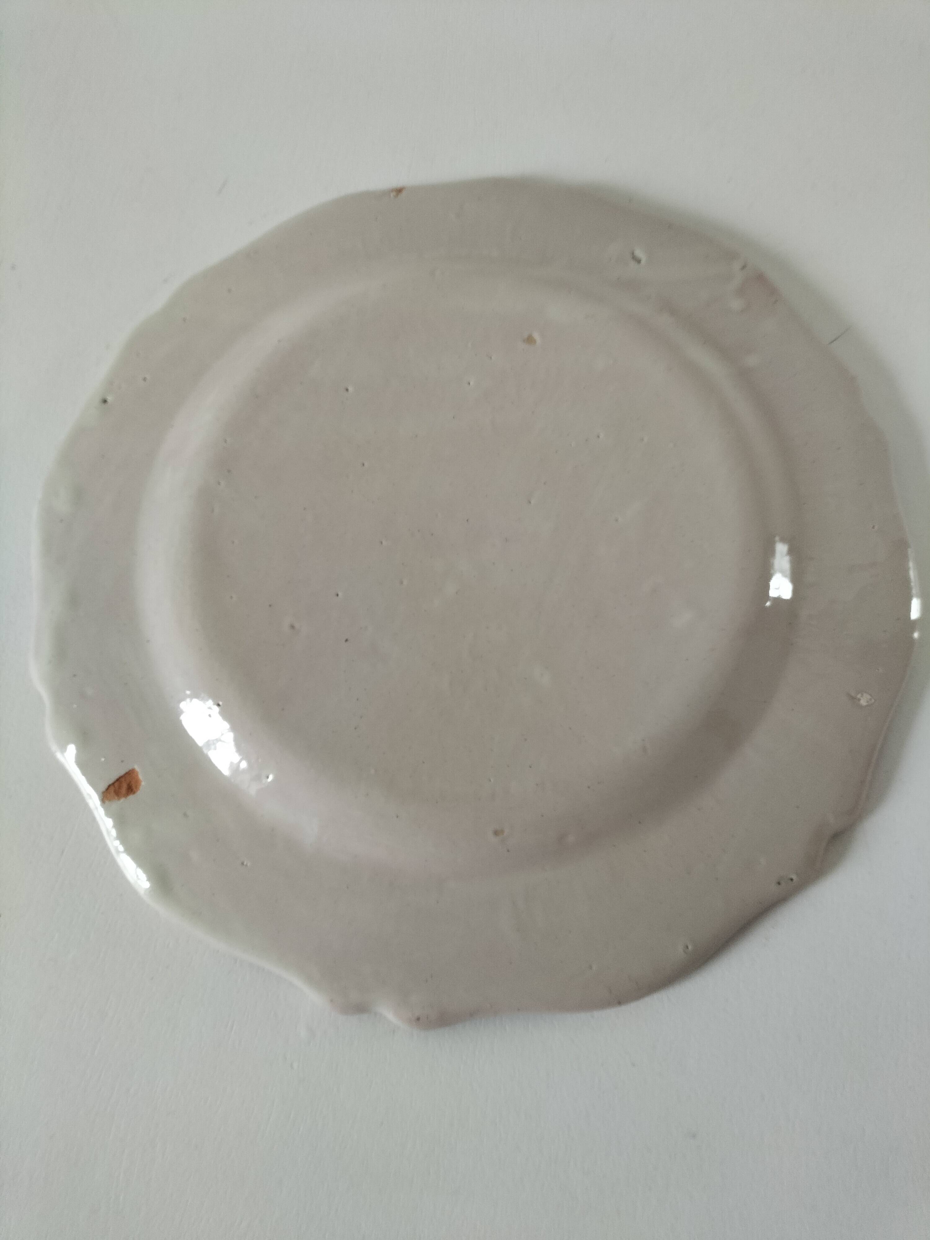 Antique plate – probably Meillonnas, 1950s-1960s