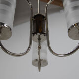 Art deco chandelier, czechoslovakia, 1930s