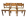 Set of 6 elm chairs from Regain vintage 1980.