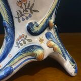 Pair of Desvres vases, signed Jules Verlingue, 1900