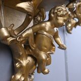 Pair of gilt wood wall consoles – late 19th century