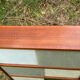 Vintage 1960s display shelf with sliding glass doors.