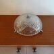 Glass chandelier antique vintage diamond tip. Two fires.