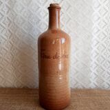 Vintage Mongolfier stoneware brandy bottle